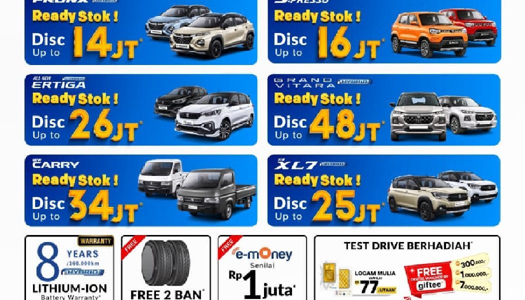 November Suzuki Seru Diskon Gede